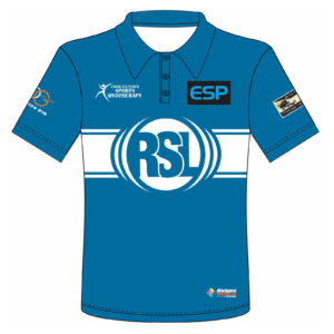 RSL Cricket Blue Polo