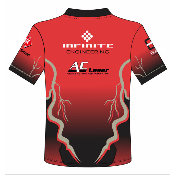 Wandella Cricket Club Polo - Red - Image 2