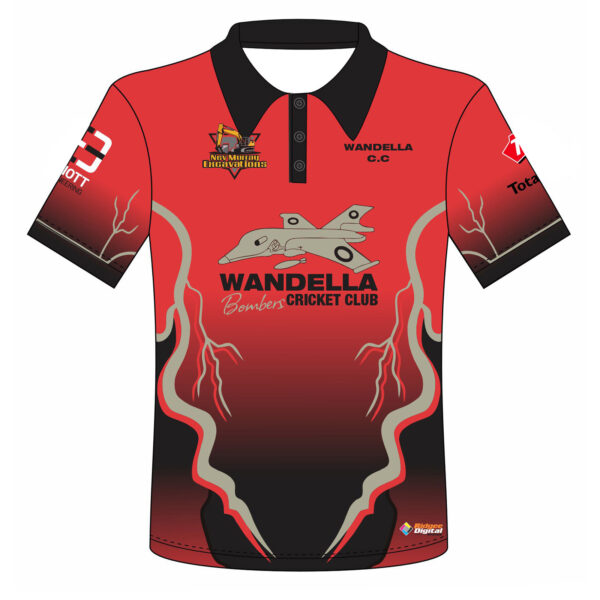 Wandella Cricket Club Polo - Red